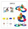 29 חלקים - מגנטים להרכבה בתלת מימד - מסלול מכוניות
