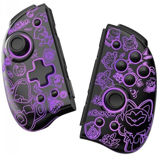 שלט אלחוטי לנינטנדו סוויץ FUNLAB Luminous Scarlet & Violet