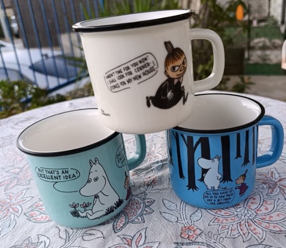 ספלי מומינים מקרמיקה בעיצוב נוסטלגי (3 צבעים לבחירה) ☕✨