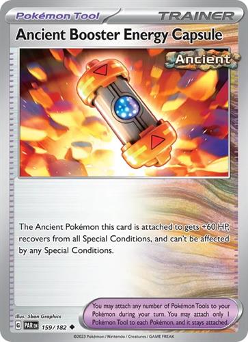 קלף בודד single פוקימון - ancient booster energy capsule - Paradox Rift - 159/182