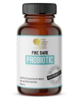 Pine Bark Probiotic – פרוביוטיקה בשחרור מושהה + נוגדי חימצון ייחודיים | 30 כמוסות צמחיות