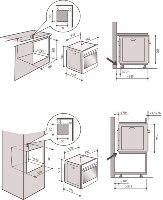 תנור בנוי דגם DOE7560A דה דיטריש De Dietrich