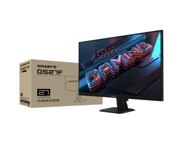 מסך גיימינג Gigabyte GS27F FHD SS IPS 170Hz 1MS HDR Ready