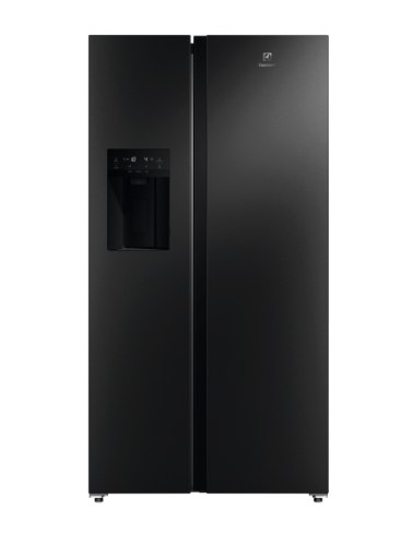 מקרר אלקטרולוקס Electrolux ESE6670A-B SBS עם קיוסק אוטומטי למים וקרח - גימור נירוסטה מושחרת