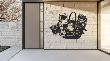 Welcome חתול בסל