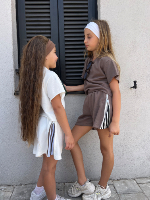 חליפת פרנץ טרי שורט פסים