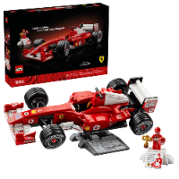 לגו טכני - מכונית פרארי ומייקל שומאכר - LEGO 11375