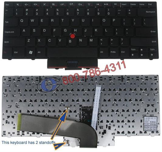 מקלדת למחשב נייד לנובו Lenovo IBM Thinkpad Edge 14" 15" E40 E50 Keyboard US 60Y9597 60Y9669