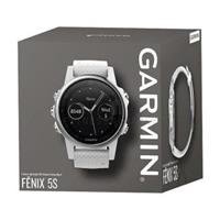 Garmin Fenix 5S Silver with Carrara white band
