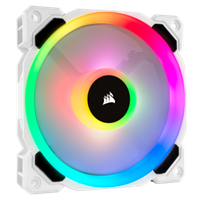 Corsair LL120 RGB 120mm Dual Light Loop RGB LED PWM Fan Whit