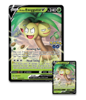 Pokemon TCG: Pokemon GO Alolan Exeggutor V Collecti קלפי פוקימון גו TCG מקוריים מארז אלולן אקסקיוטור