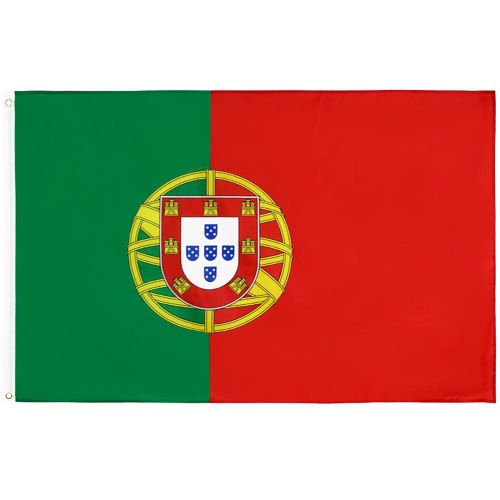 דגל נבחרת פורטוגל 6 מטר אורך על גובה 1.50 מטר