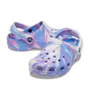 קרוקס  CLOG MARBLED CLASSIC K - 207464-102