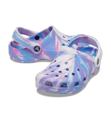 קרוקס  CLOG MARBLED CLASSIC K - 207464-102