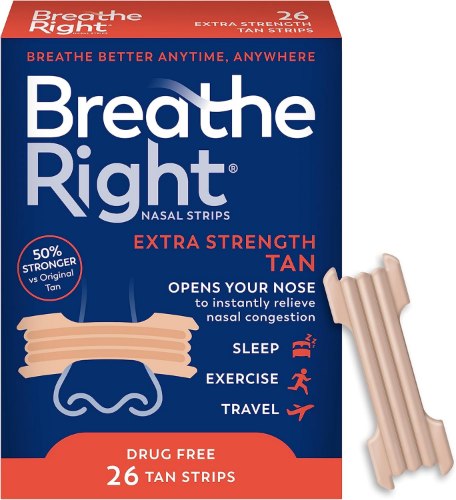מדבקות למניעת נחירות  Breathe right extra חזקות במיוחד