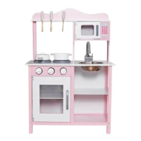 מטבח עץ ורוד דגם רעות - TALIA TOYS T12503