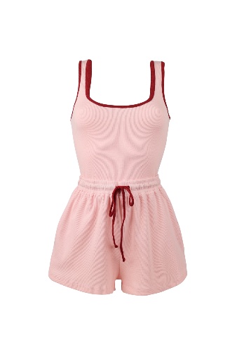 Two-Tone Breeze Set- Pink & Red Combo