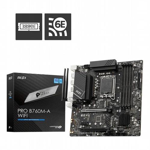 לוח אם MSI PRO B760M-A WIFI LGA1700 DDR5