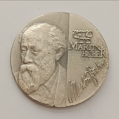 מרטין בובר- שנת 2001, מדליה כסף/999, 50 מ"מ, החברה הממשלתית למדליות ולמטבעות
