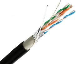 כבל רשת CAT5E FTP מוגן NYY – גליל 100 מטר לתנאי חוץ