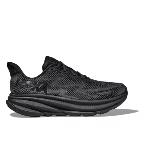 Hoka Clifton 9 נעלי ספורט גברים הוקה קליפטון 9 בצבע שחור שחור | הוקה גברים