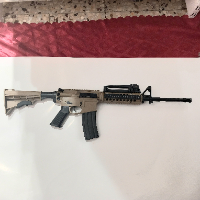 רובה ג'ל חשמלי אוטומט נטען  גודל 87 ס''מ - M16 A1 SUBMACHINE GUN