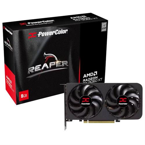 כרטיס מסך PowerColor Reaper RX 9060 XT עם זיכרון 8GB GDDR6