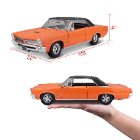 דגם מכונית פונטיאק - Maisto 1965 Pontiac GTO Orange 1:18