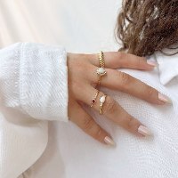 טבעת זהב דגם דיאנה