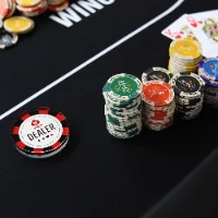 מזוודת פוקר ABS מקצועית 500 ז'יטונים-MONTE CARLO MILLIONS LOW