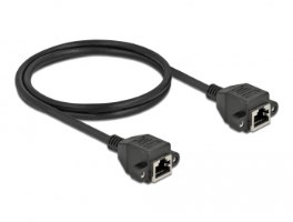 כבל מאריך לפאנל Delock Network Extension Cable S/FTP RJ45 to RJ45 Cat.6A 3 m