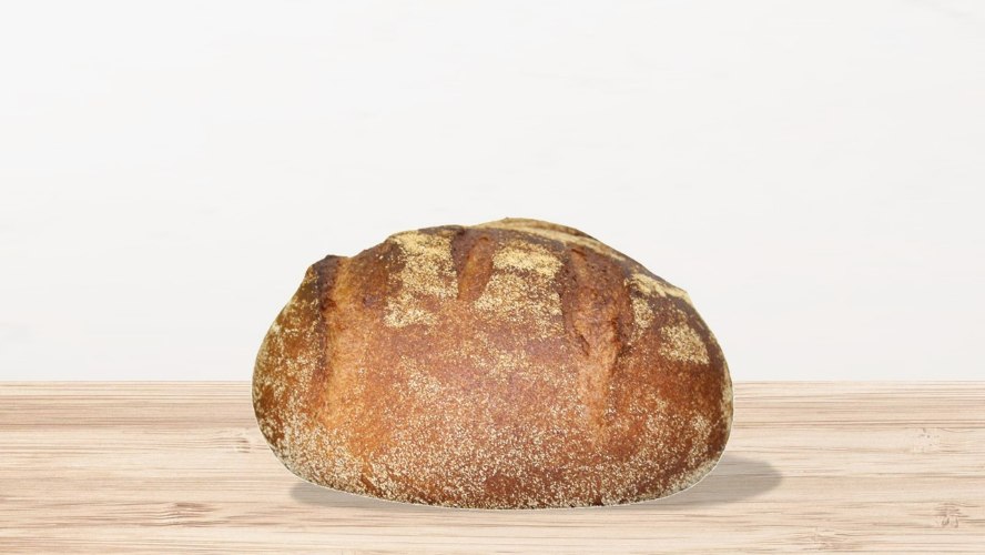 לחם שיפון עגול 100% קמח שיפון