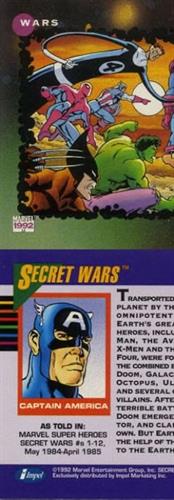 קלף בודד מארוול marvel - secret wars - Universe Series 3 - 187