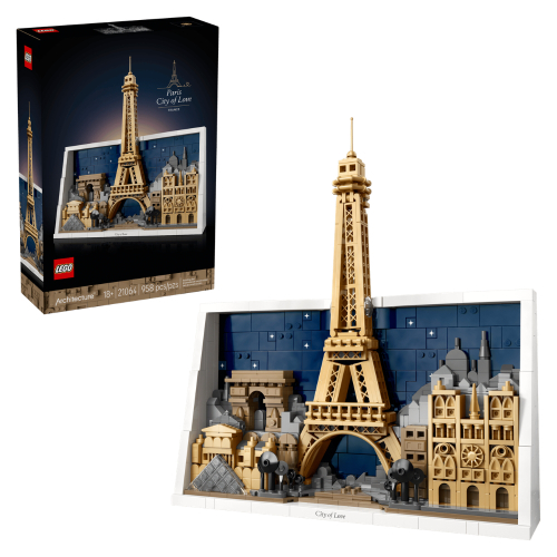לגו ארכיטקטורה -  פריז עיר האהבה - LEGO Architecture Paris City of Love 21064