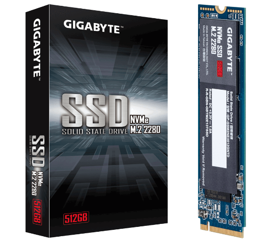 דיסק GIGABYTE SSD M.2 PCIE NVME 512GB