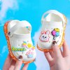 לבן - כפכפי נוחות לילדים Kiddy Flops