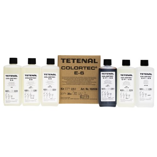 Tetenal Colortec© E-6 Kit for 2.5 Liter ערכה לפיתוח שקופיות צבע Color Reversal E6