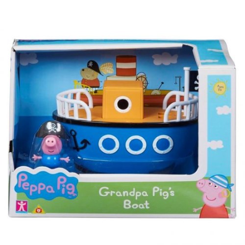 סירה כחולה  peppa pig