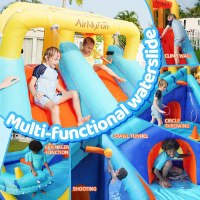 מתנפח מים עם מגלשה דו מסלולית נחש W83050 מבית Doctor Dolphin