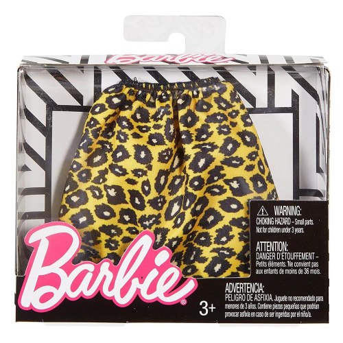 ברבי ביגוד - חצאית מנומרת - Barbie FPH28