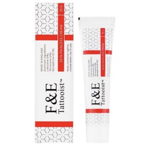 קרם מאלחש F&E Tattooist Red (ראשוני) – 35 גרם