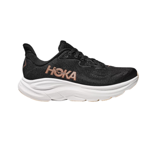 HOKA CLIFTON 10 נעלי ספורט נשים הוקה קליפטון 10 בצבע שחור/רוז זהב
