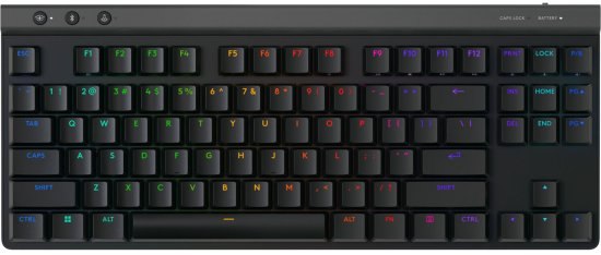 מקלדת גיימינג מכנית אלחוטית Logitech G515 LIGHTSPEED TKL בפרופיל נמוך עם RGB