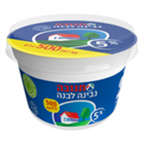 גבינה לבנה 5%, 500 גרם | תנובה
