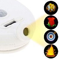 מקרן LED בול פגיעה לאסלה המקרין אימוג'ים צבעוניים – SpotOn