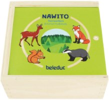 משחק הכרת סביבת בעלי החיים 45 חלקים Cognito מעץ 11580 מבית Beleduc