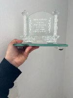 פמוטי קריסטל מהודרים-זוג נרות