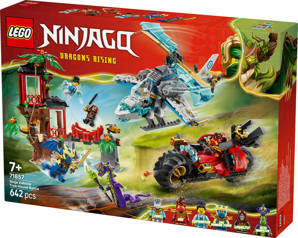 לגו נינג'ה-גו - קרב על בית העץ עם רכבי נינג’ה - 71857 Lego