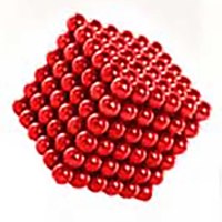 מגנובול - 216 כדורים מגנטים אדום - Magnoballs