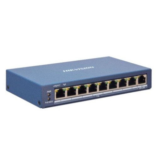 מתג מנוהל 8 פורטים Hikvision 8 Port Fast Ethernet Smart POE Switch DS-3E1309P-EI